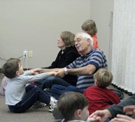 Grandparents and children