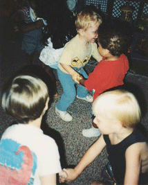 children dancing